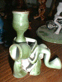 Francis Dumelie, maitre artisan, poterie anthropomorphe,service &agrave; champagne, poterie, poterie du fil de l'eau, photo&eacute;maillage, bateau d'argile et d'eau, gudules, gudules &eacute;rotiques, gudule, gudule &eacute;rotique